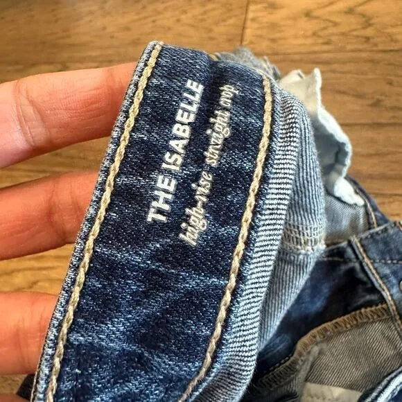 AG Adriano Goldschmied Isabelle High rise Crop Jeans