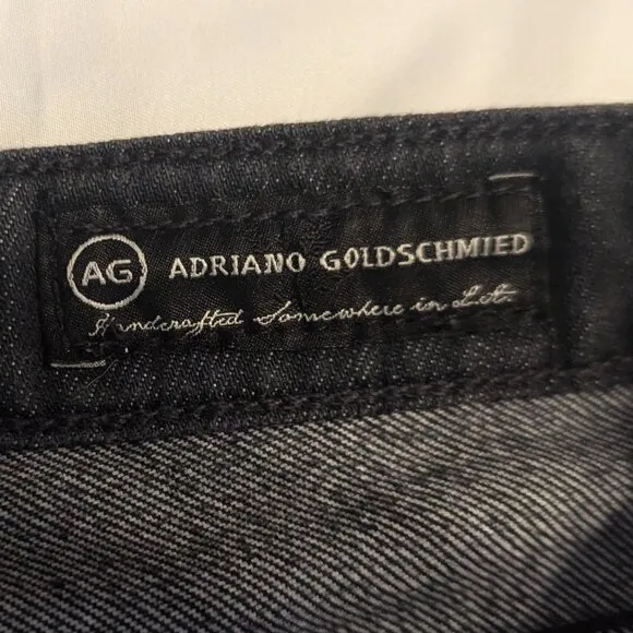 AG Adriano Goldschmied Size 26*R (Short) Dark Gray &quot;The Angel&quot; Boot Cut Jeans
