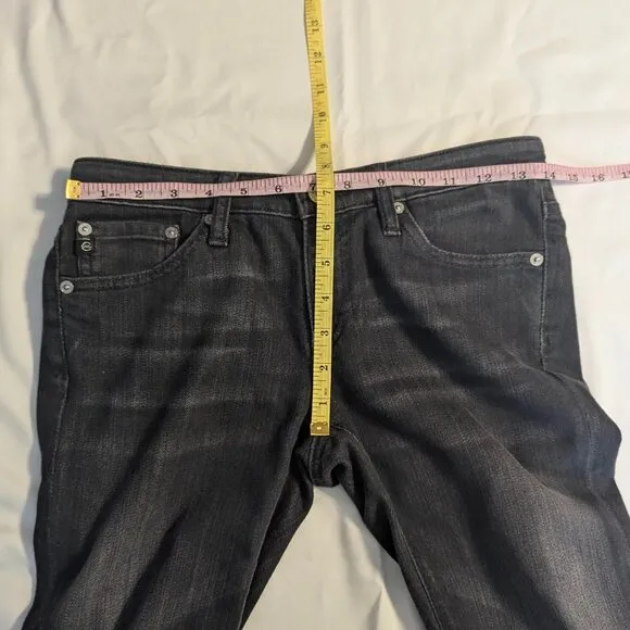 AG Adriano Goldschmied Size 26*R (Short) Dark Gray &quot;The Angel&quot; Boot Cut Jeans
