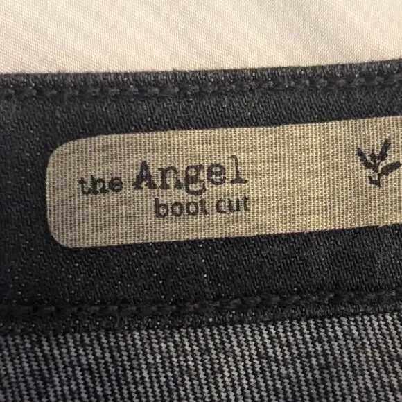 AG Adriano Goldschmied Size 26*R (Short) Dark Gray &quot;The Angel&quot; Boot Cut Jeans