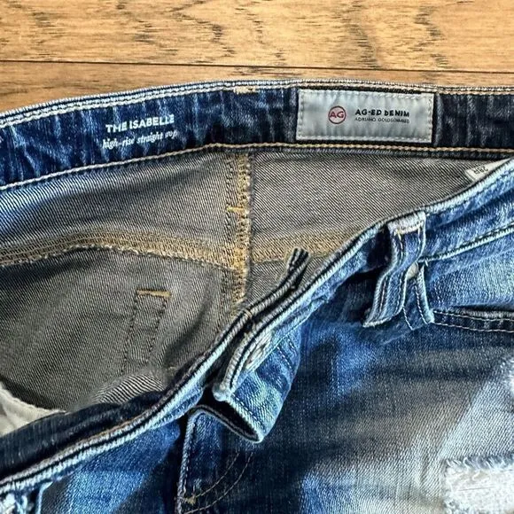 AG Isabelle High Waisted Straight Jeans