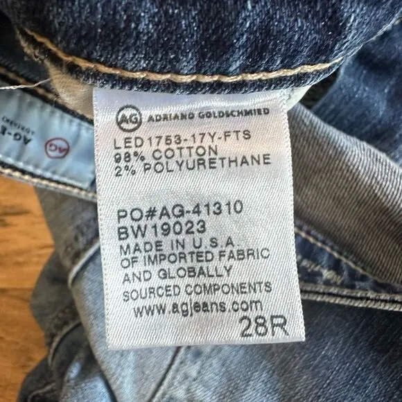 AG Isabelle High Waisted Straight Jeans