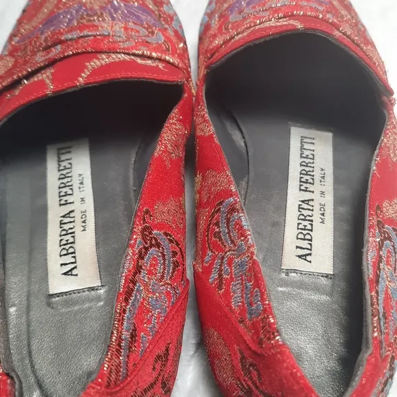 Alberta Ferretti multicolor loafers Size 35, US 5