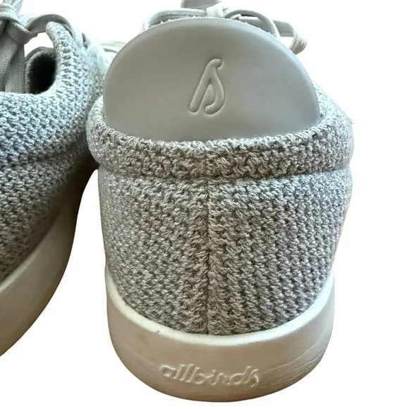 Allbirds Men's Tree Pipers Luna Gray Mesh Fabric Sneakers Size 10 Casual
