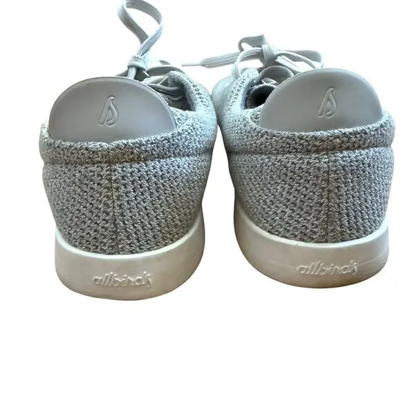 Allbirds Men's Tree Pipers Luna Gray Mesh Fabric Sneakers Size 10 Casual