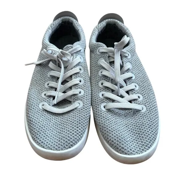 Allbirds Men's Tree Pipers Luna Gray Mesh Fabric Sneakers Size 10 Casual
