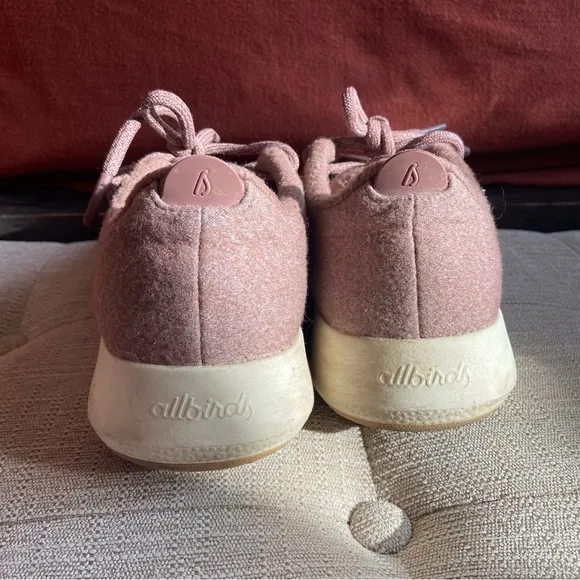ALLBIRDS | Women's Size 8 Mauve Pink Merino Wool Runner Mizzles Sneakers Lace Up