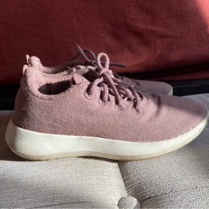ALLBIRDS | Women's Size 8 Mauve Pink Merino Wool Runner Mizzles Sneakers Lace Up