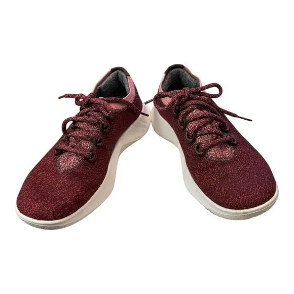 Allbirds Wool Dasher Mizzle Sierra Women's Burgundy Red Pink Running Sneakers 6