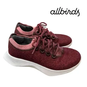 Allbirds Wool Dasher Mizzle Sierra Women's Burgundy Red Pink Running Sneakers 6