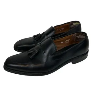 Allen Edmonds Black Claremont Smooth Leather Slip On Loafers 9.5