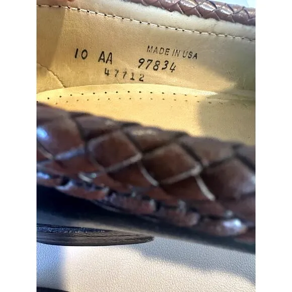 Allen Edmonds Maxfield Leather Penny Loafer Men's Size 10 AA Black Brown USA