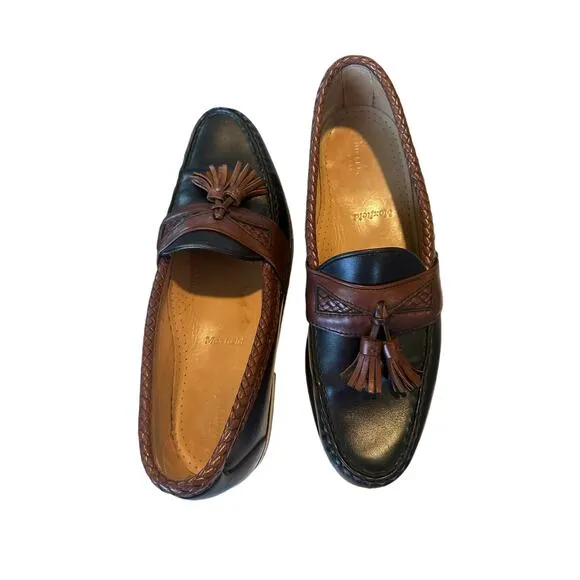 Allen Edmonds Maxfield Leather Penny Loafer Men's Size 10 AA Black Brown USA