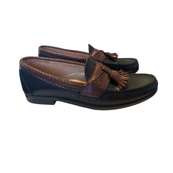 Allen Edmonds Maxfield Leather Penny Loafer Men's Size 10 AA Black Brown USA