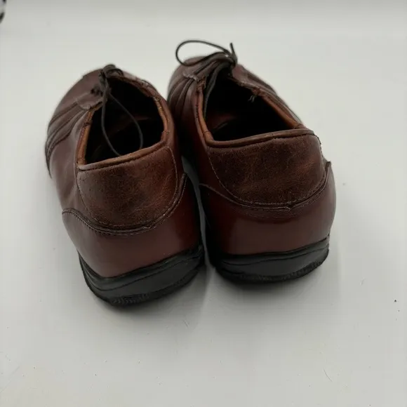 Allen Edmonds Men’s 8.5 Brown Leather Traveler Lace Up Loafers