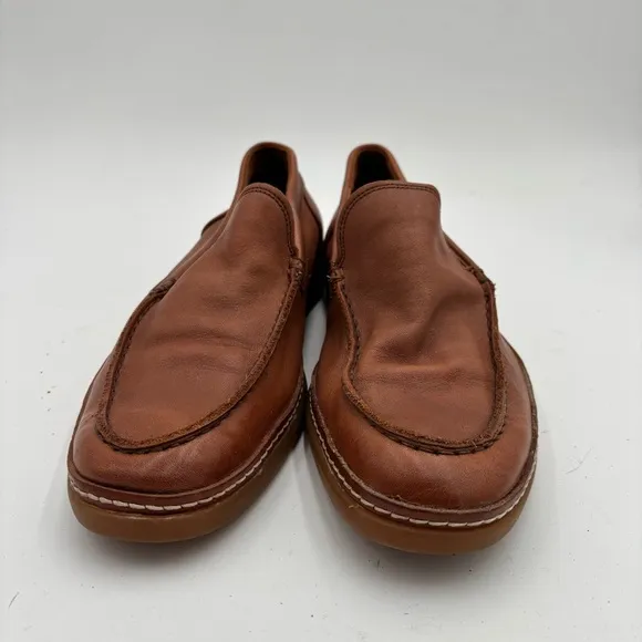 Allen Edmonds Men’s 9.5 Brown Leather Wilder Venetian Loafers