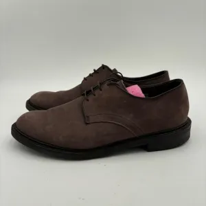 Allen Edmonds Men’s 9.5 Brown Suede Surrey Lace Up Nubuck Leather Derby Loafers