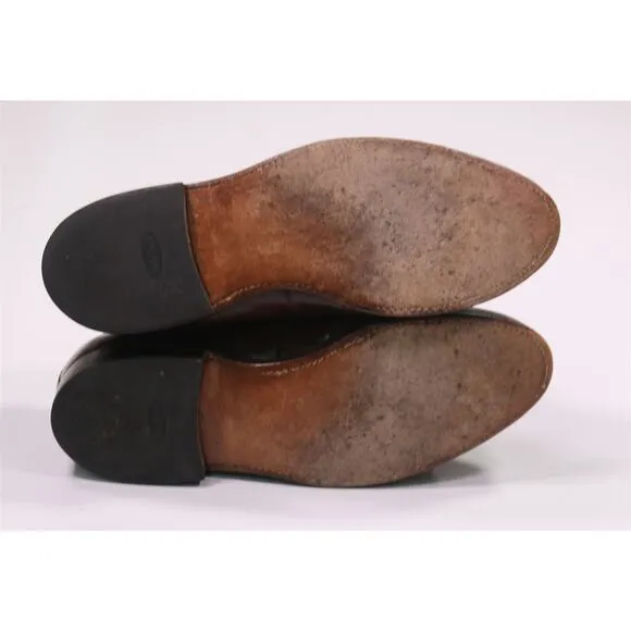 Allen Edmonds Newport Brown Leather Tassel Loafers Dress Shoes 11 E
