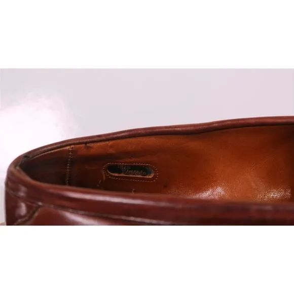 Allen Edmonds Newport Brown Leather Tassel Loafers Dress Shoes 11 E