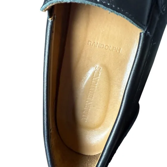 Allen Edmonds RANDOLPH Men's Slip-On Penny Loafers 10.5 D Black Dress Shoes EUC