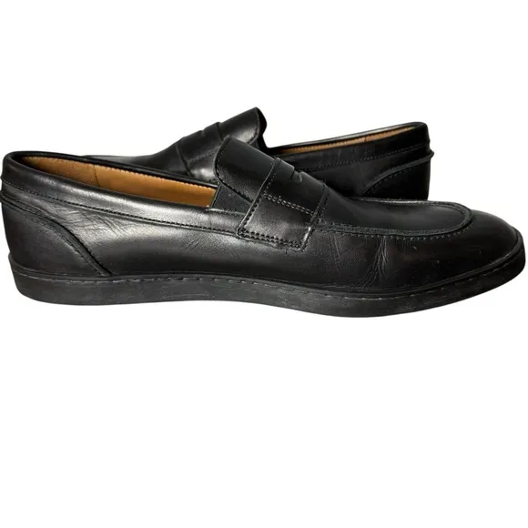 Allen Edmonds RANDOLPH Men's Slip-On Penny Loafers 10.5 D Black Dress Shoes EUC