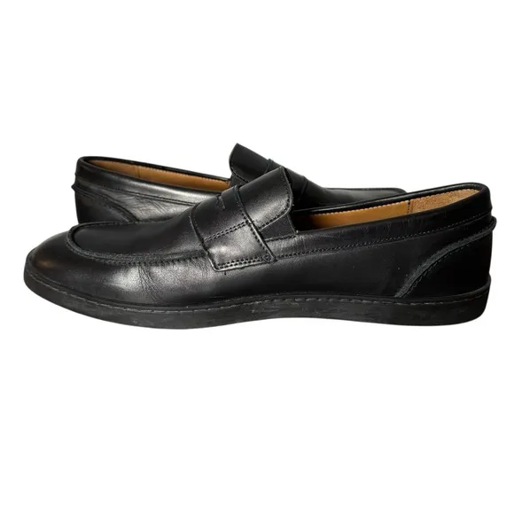 Allen Edmonds RANDOLPH Men's Slip-On Penny Loafers 10.5 D Black Dress Shoes EUC