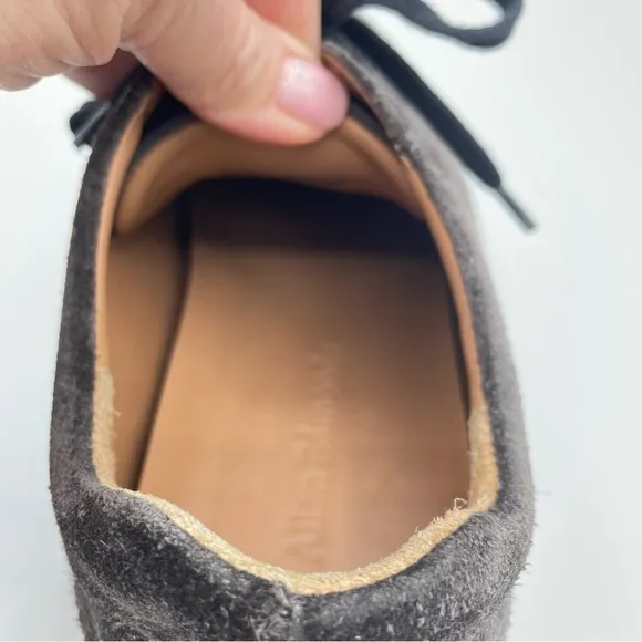 Allen Edmonds Suede Sneakers 10 1/2 Gray