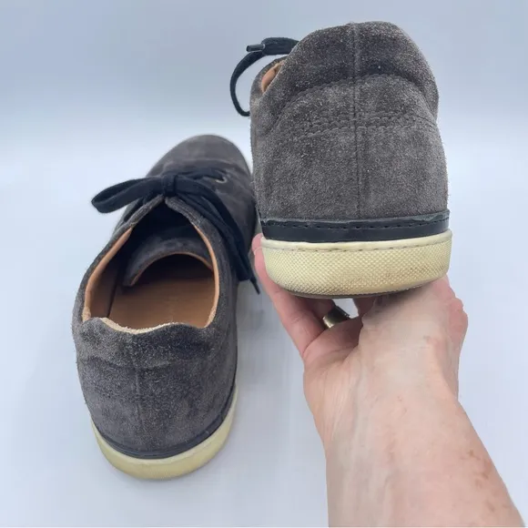 Allen Edmonds Suede Sneakers 10 1/2 Gray