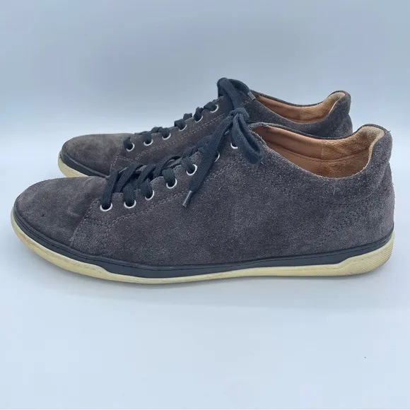 Allen Edmonds Suede Sneakers 10 1/2 Gray