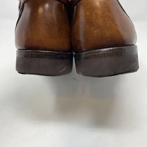Allen Edmonds Woodstock Men’s Sz 10.5 A Brown Leather Kiltie Loafers Dress Shoes