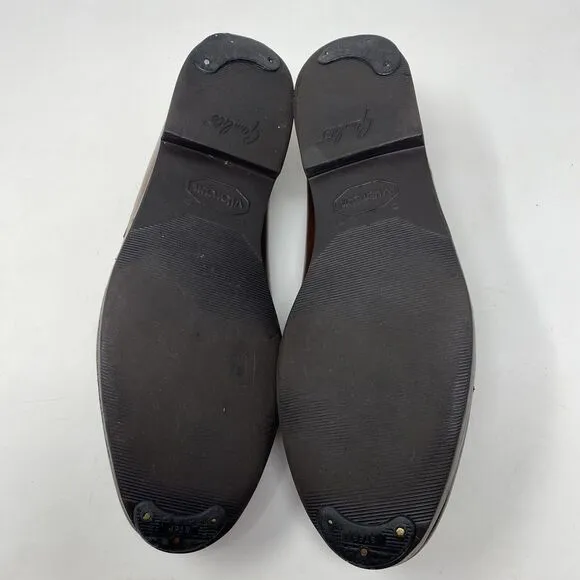 Allen Edmonds Woodstock Men’s Sz 10.5 A Brown Leather Kiltie Loafers Dress Shoes