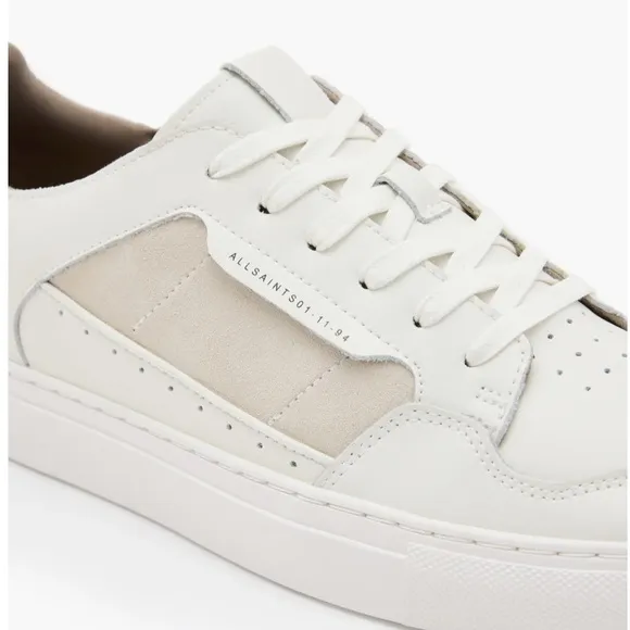 ALLSAINTSAlton Low Top SneakerIn Chalk White men size 12 gently used