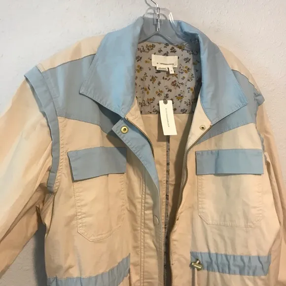 Anthropologie Catelyn Color blocked Utility Jacket