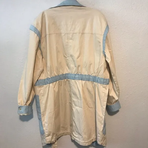 Anthropologie Catelyn Color blocked Utility Jacket