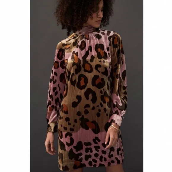 Anthropologie / NWT Eleanor Velvet Dress