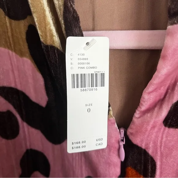 Anthropologie / NWT Eleanor Velvet Dress