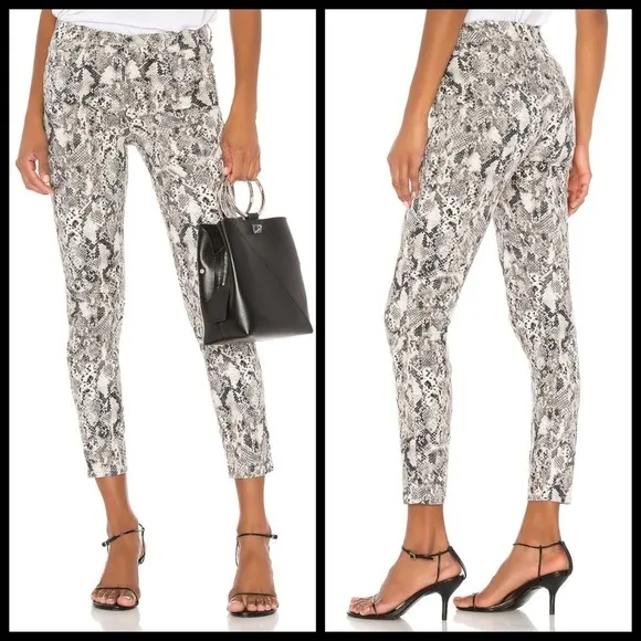 💕ANTHROPOLOGIE💕 Snake-Printed High-Rise Skinny