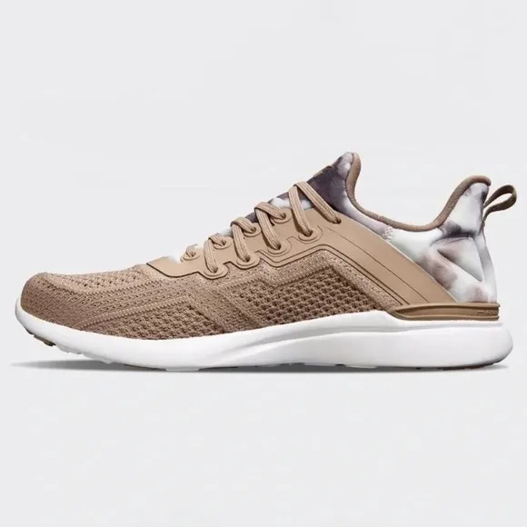 APL Techloom Tracer Sneakers Women's in Almond Caramel Tie Dye