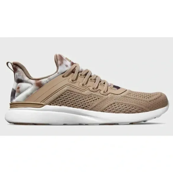 APL Techloom Tracer Sneakers Women's in Almond Caramel Tie Dye