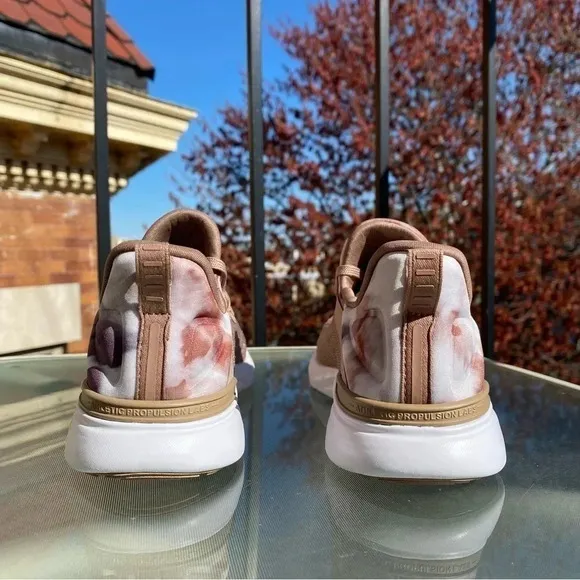 APL Techloom Tracer Sneakers Women's in Almond Caramel Tie Dye