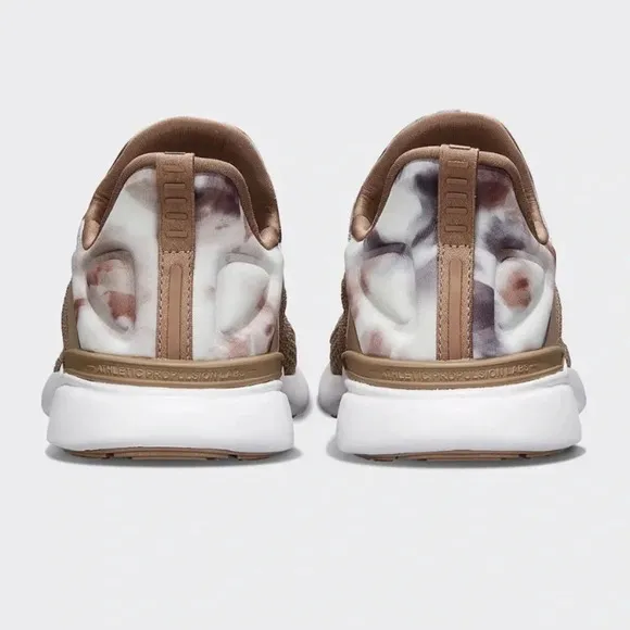 APL Techloom Tracer Sneakers Women's in Almond Caramel Tie Dye
