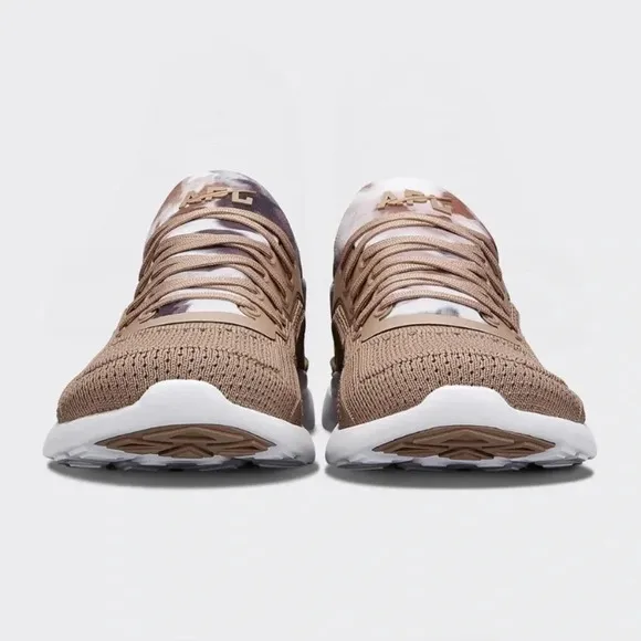 APL Techloom Tracer Sneakers Women's in Almond Caramel Tie Dye