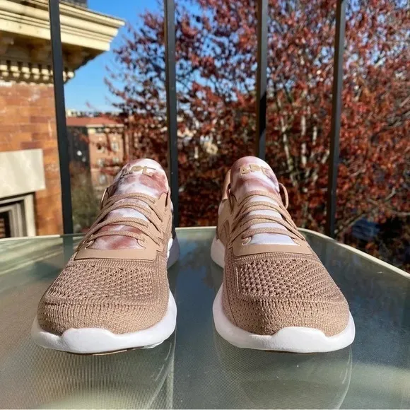 APL Techloom Tracer Sneakers Women's in Almond Caramel Tie Dye