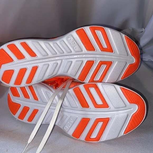 APL TECHLOOM PRO KNIT RUNNING SNEAKERS NEW NEON ORANGE 7.5