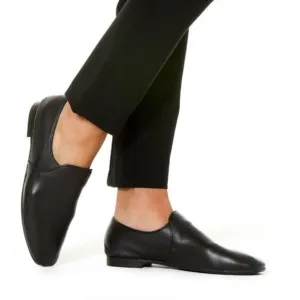 Aquatalia Revy black Nappa leather loafers size 8.5