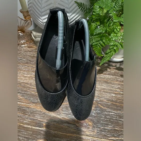 Arche France Laius Patent Leather Black Ballerina Flats-Women’s 39/8-8.5