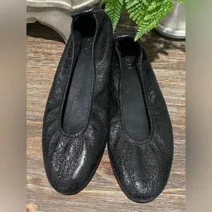 Arche France Laius Patent Leather Black Ballerina Flats-Women’s 39/8-8.5