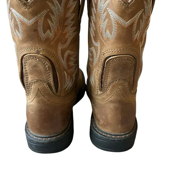 Ariat women’s brown Tracey Composite Toe Work Boot size 7.5 cowboy western rodeo