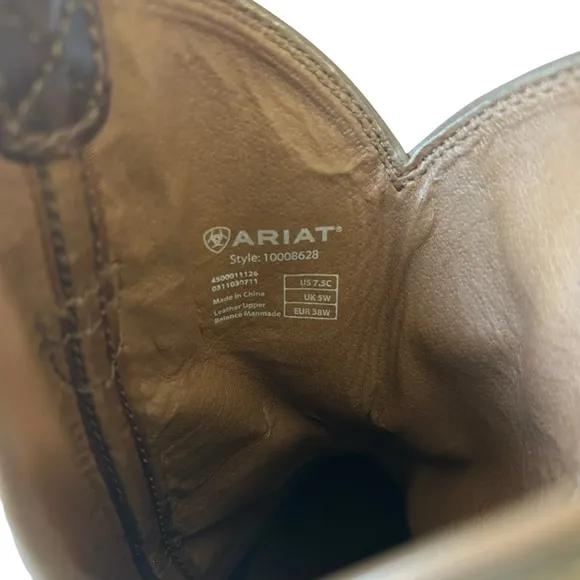 Ariat women’s brown Tracey Composite Toe Work Boot size 7.5 cowboy western rodeo