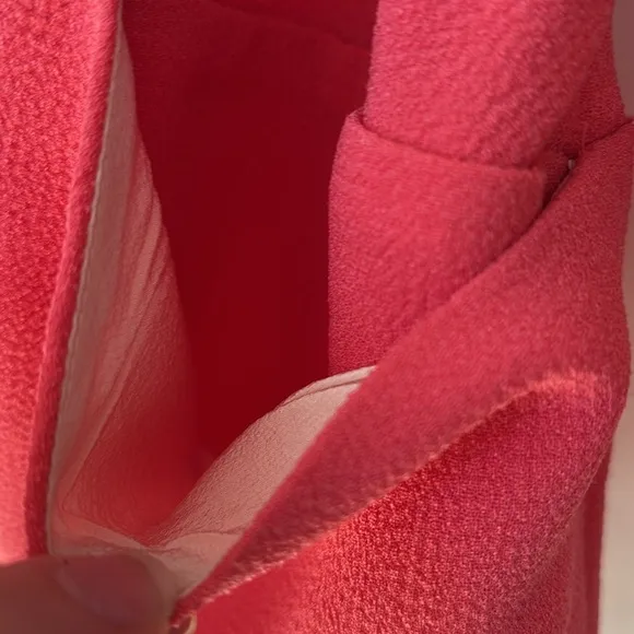 Aritzia Wilfred Lightweight Coral Pink Bright Blazer Size 6 Open Front Business